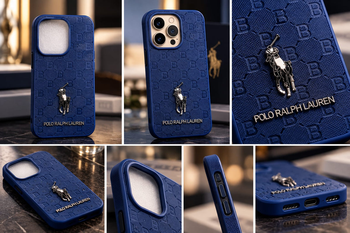 iPhone 16 Pro Premium Polo Ralph Lauren Style Luxury Protective Case