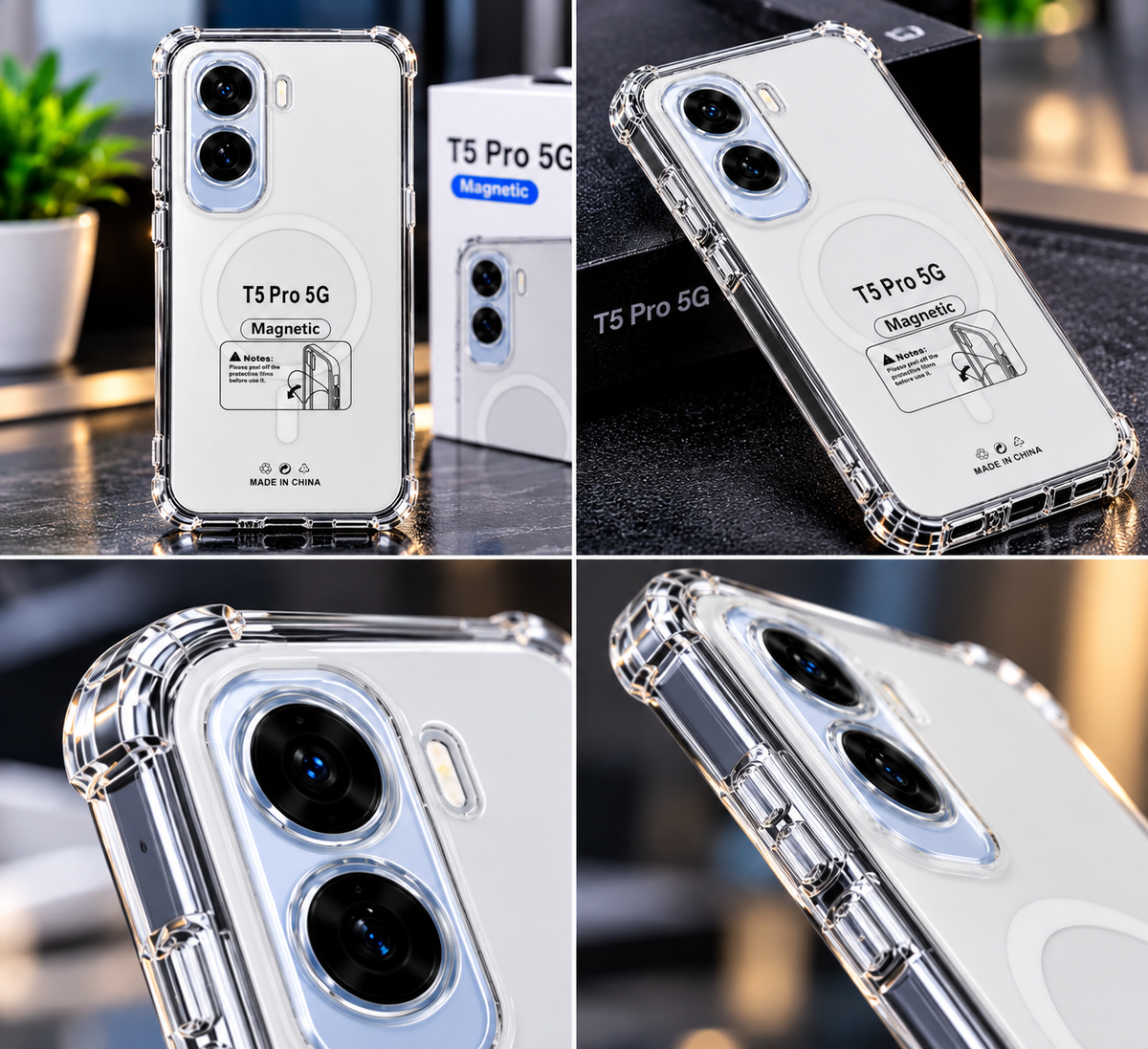 Vivo T5 Pro Anti Yellow Smart Case