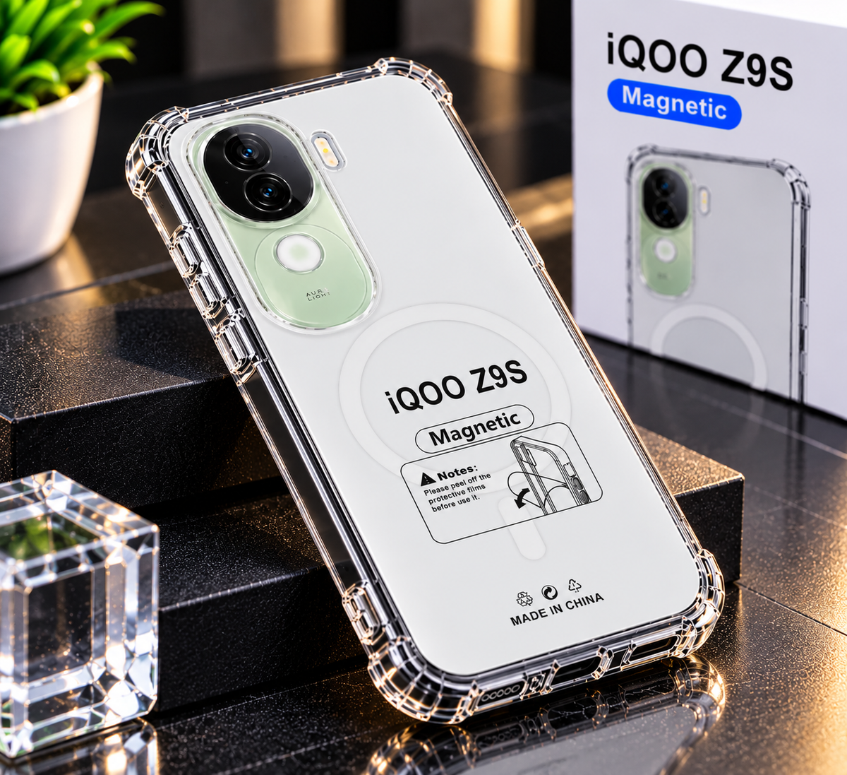 iQOO Z9S / V40E Anti Yellow Smart Case
