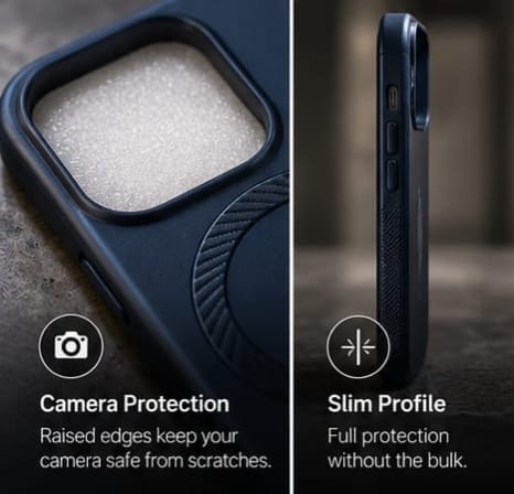 iPhone 15 Pro MagSafe Slim Matte Compatible Shockproof Case