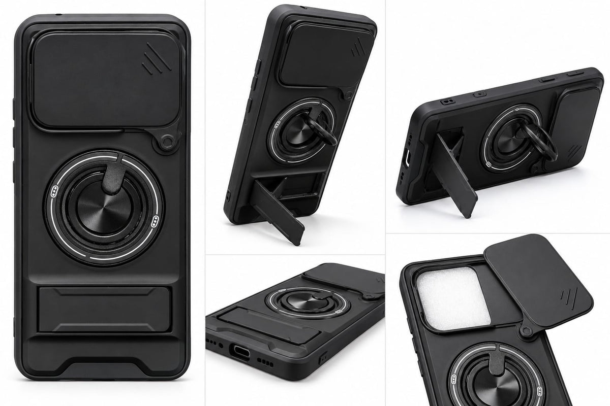 Motorola Edge70 360° Rotating Magnetic Ring Stand Phone Case