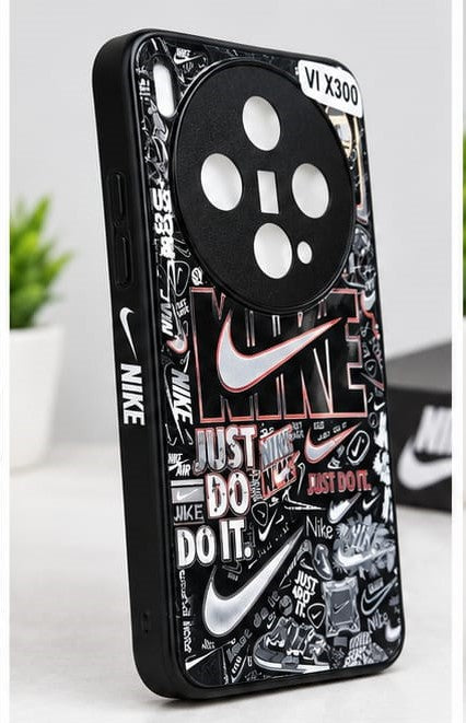 Vivo X300 Black & White Sneaker Graphic Premium Phone Case