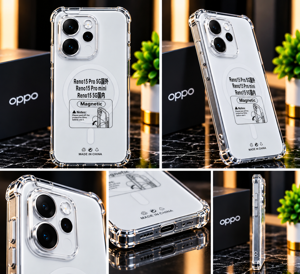 Oppo Reno 15 Pro Mini Anti Yellow Smart Case