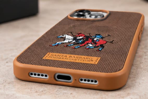 iPhone 16 Pro Max Luxury Polo Horse Leather Case