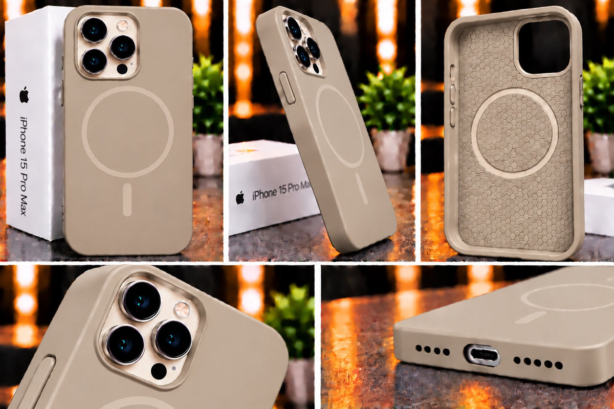 iPhone 15 Pro Max Premium Soft Silicone Shockproof Case