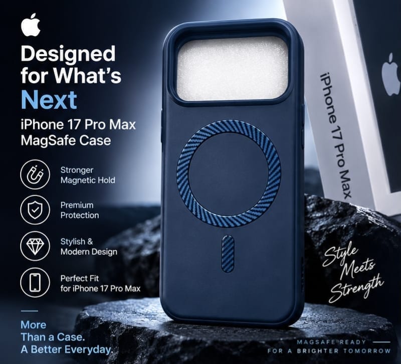 iPhone 17 Pro Max MagSafe Slim Matte Compatible Shockproof Case
