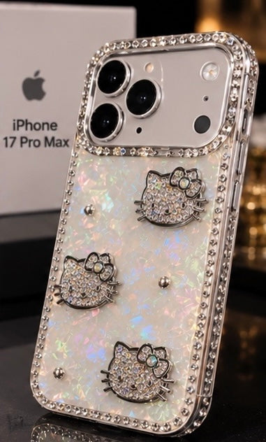 iPhone 17 Pro Max Luxury Crystal Bling Case