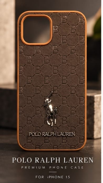 iPhone 15 Premium Polo Ralph Lauren Style Luxury Protective Case