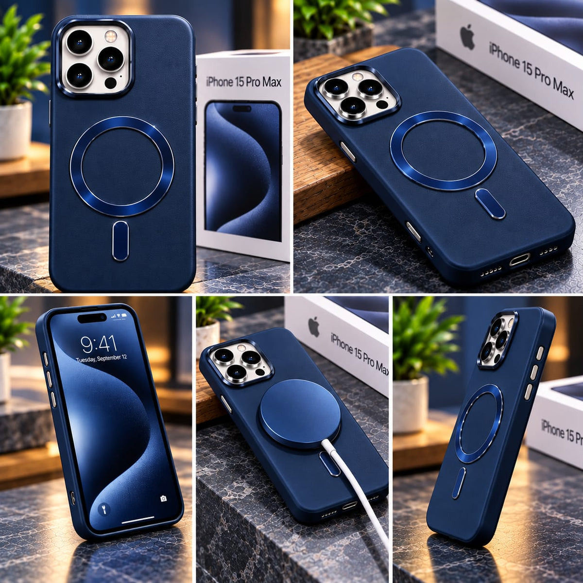iPhone 15 Pro Max Premium Magnetic Protective MagSafe Case