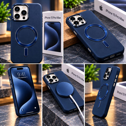 iPhone 15 Pro Max Premium Magnetic Protective MagSafe Case