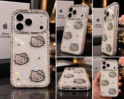 iPhone 17 Pro Max Luxury Crystal Bling Case