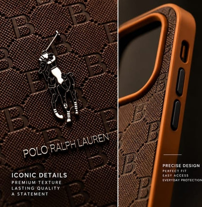 iPhone 16 Pro Max Premium Polo Ralph Lauren Style Luxury Protective Case