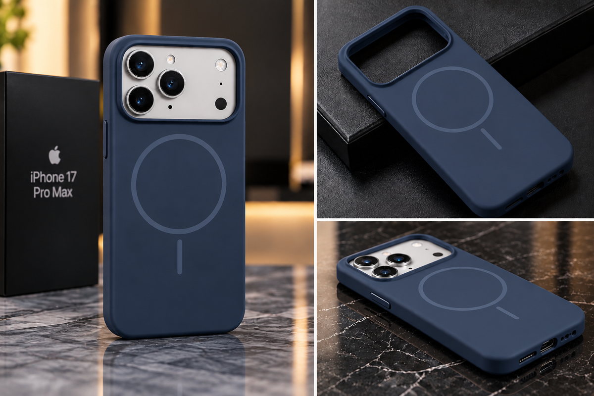 iPhone 17 Pro Max Premium Soft Silicone Shockproof Case