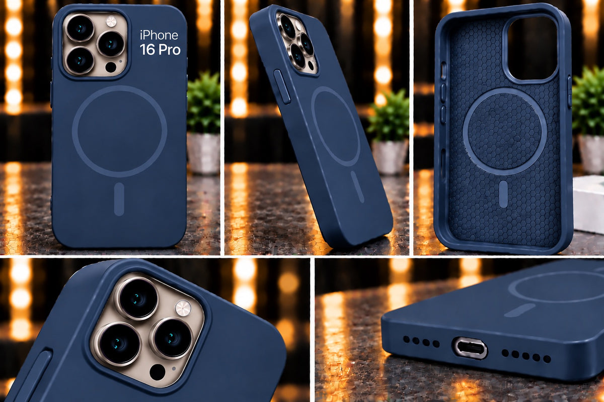 iPhone 16 Pro Premium Soft Silicone Shockproof Case