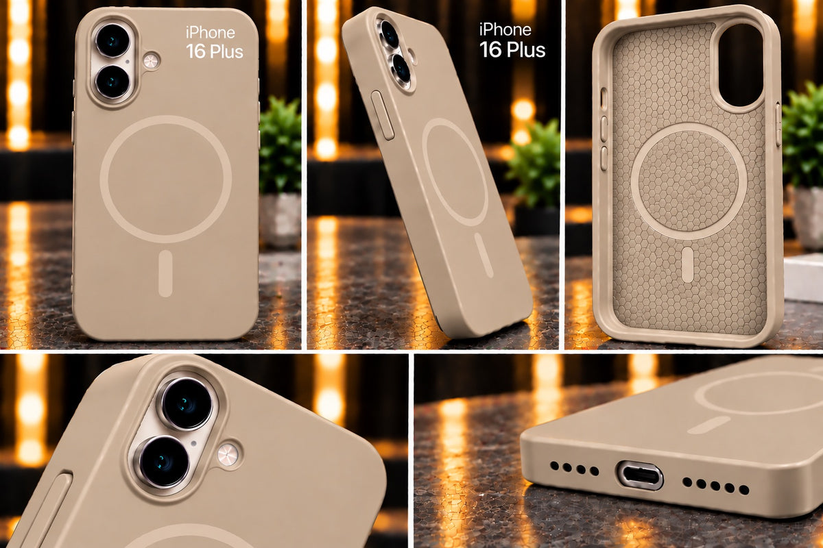 iPhone 16 Plus Premium Soft Silicone Shockproof Case
