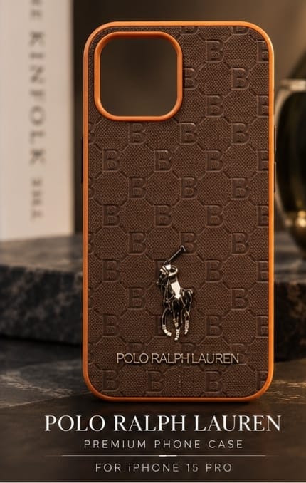 iPhone 15 Pro Premium Polo Ralph Lauren Style Luxury Protective Case