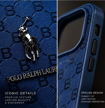 iPhone 16 Pro Max Premium Polo Ralph Lauren Style Luxury Protective Case