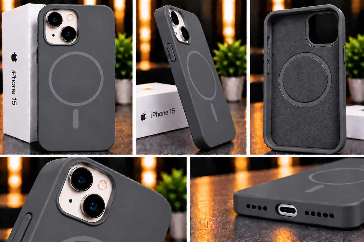 iPhone 15 Premium Soft Silicone Shockproof Case