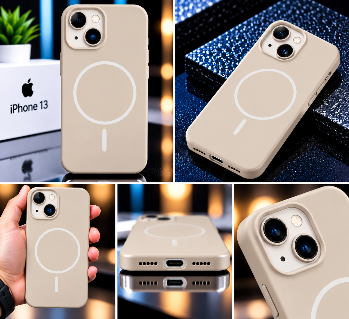 iPhone 13 Premium Soft Silicone Shockproof Case