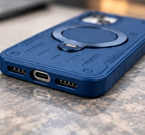 iPhone 15 Ring Holder Magnetic Phone Case