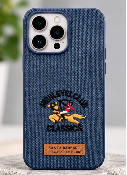 iPhone 15 Pro Max Luxury Polo Horse Leather Case