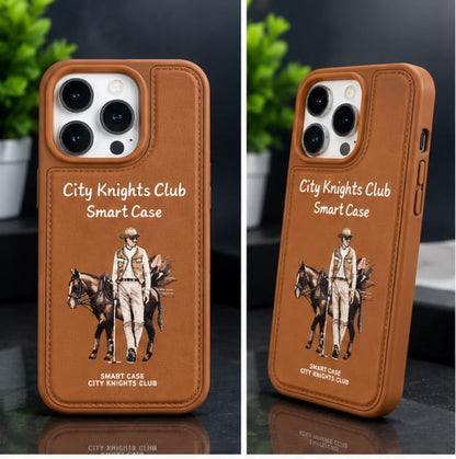 IPhone 16 Pro City knight Club Smart Case 🏇