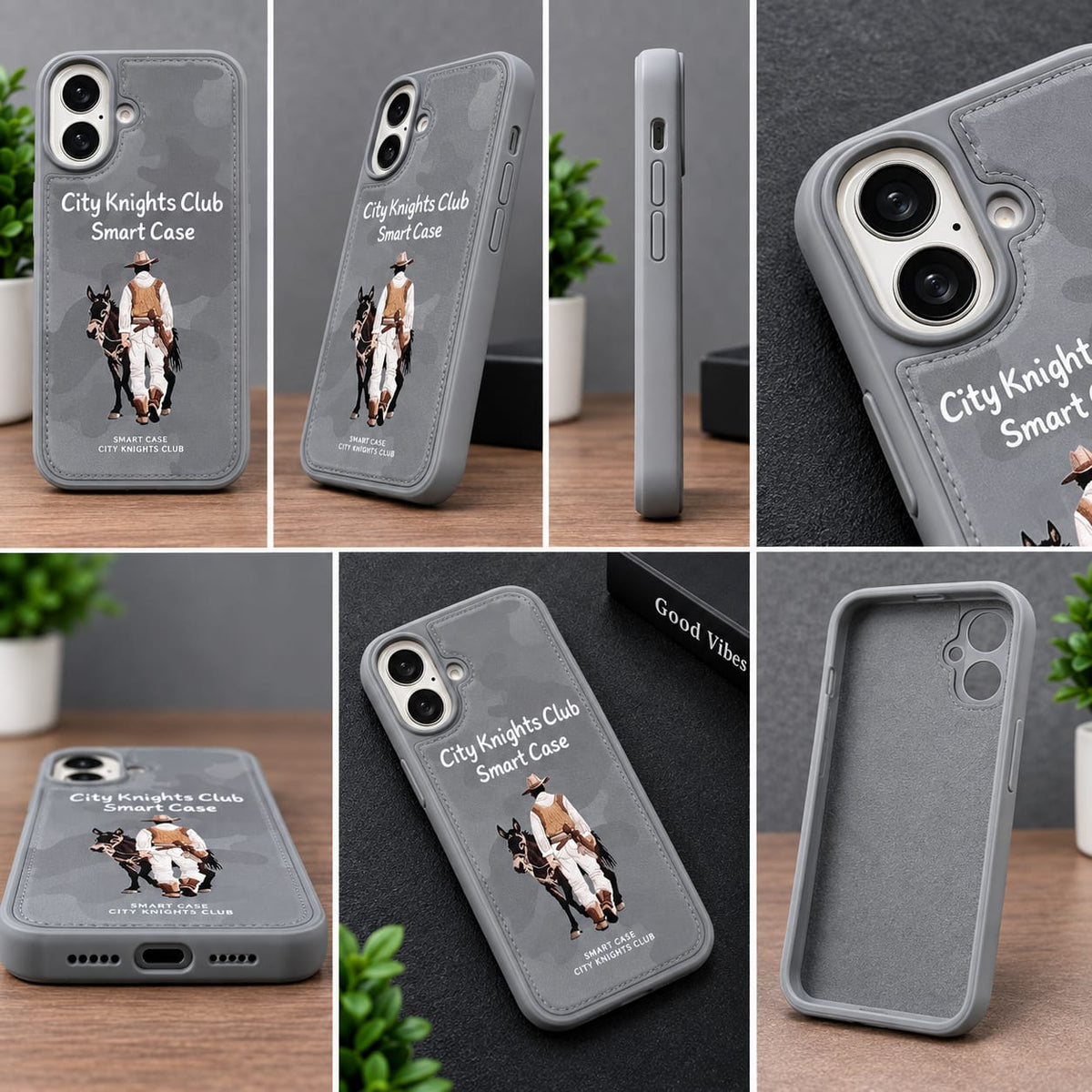 IPhone 16 City knight Club Smart Case 🏇