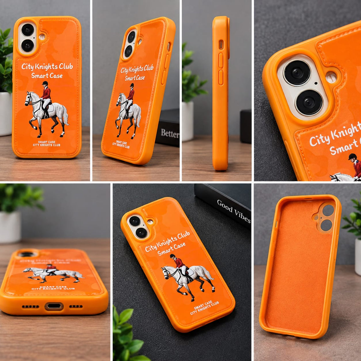 IPhone 16 City knight Club Smart Case 🏇