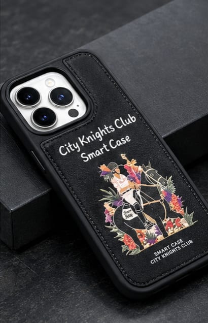 IPhone 16 Pro City knight Club Smart Case 🏇