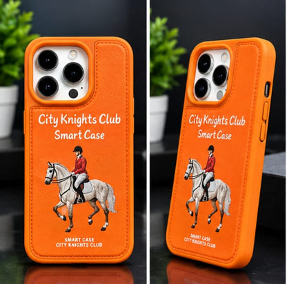 IPhone 16 Pro City knight Club Smart Case 🏇