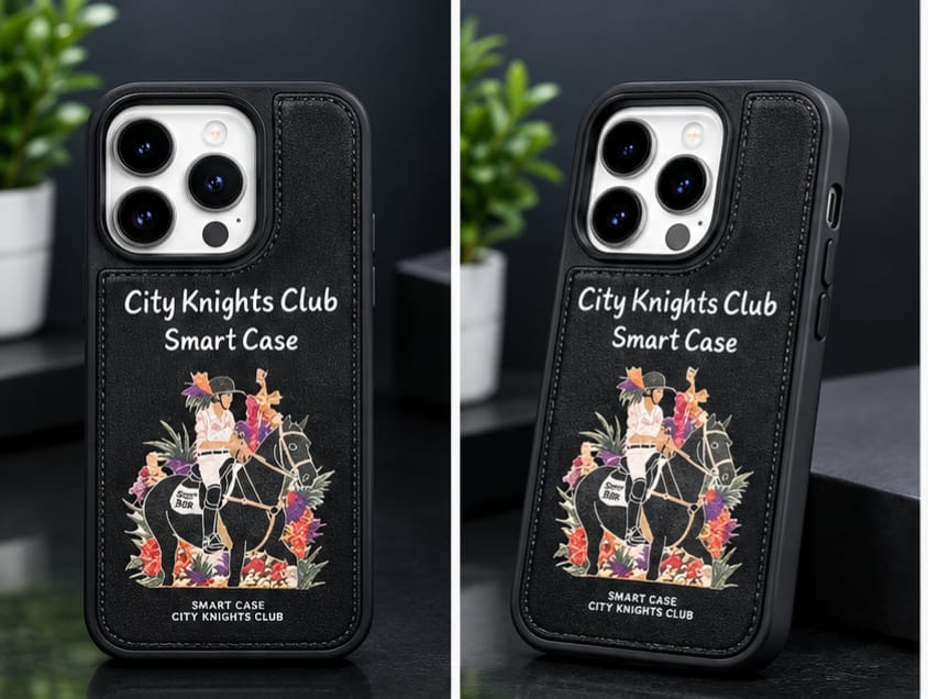 IPhone 16 Pro City knight Club Smart Case 🏇