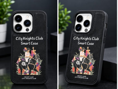 IPhone 16 Pro City knight Club Smart Case 🏇
