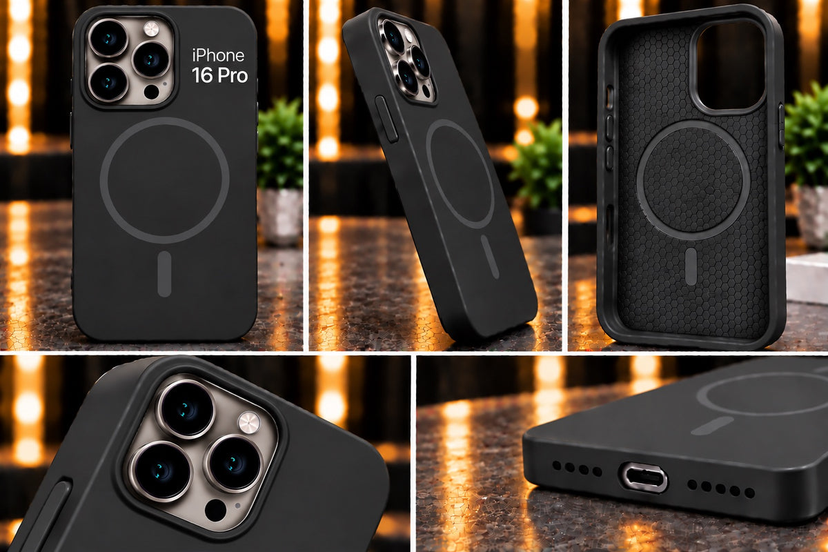 iPhone 16 Pro Premium Soft Silicone Shockproof Case