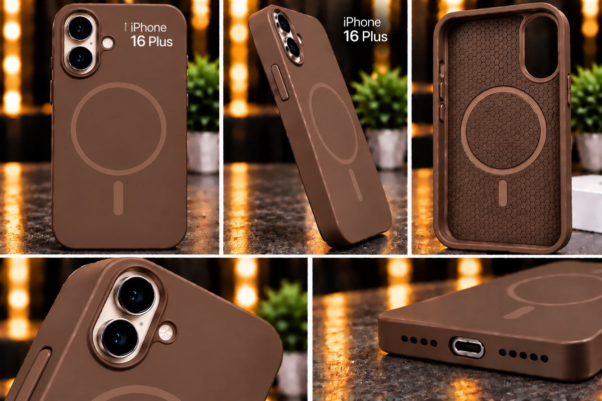 iPhone 16 Plus Premium Soft Silicone Shockproof Case