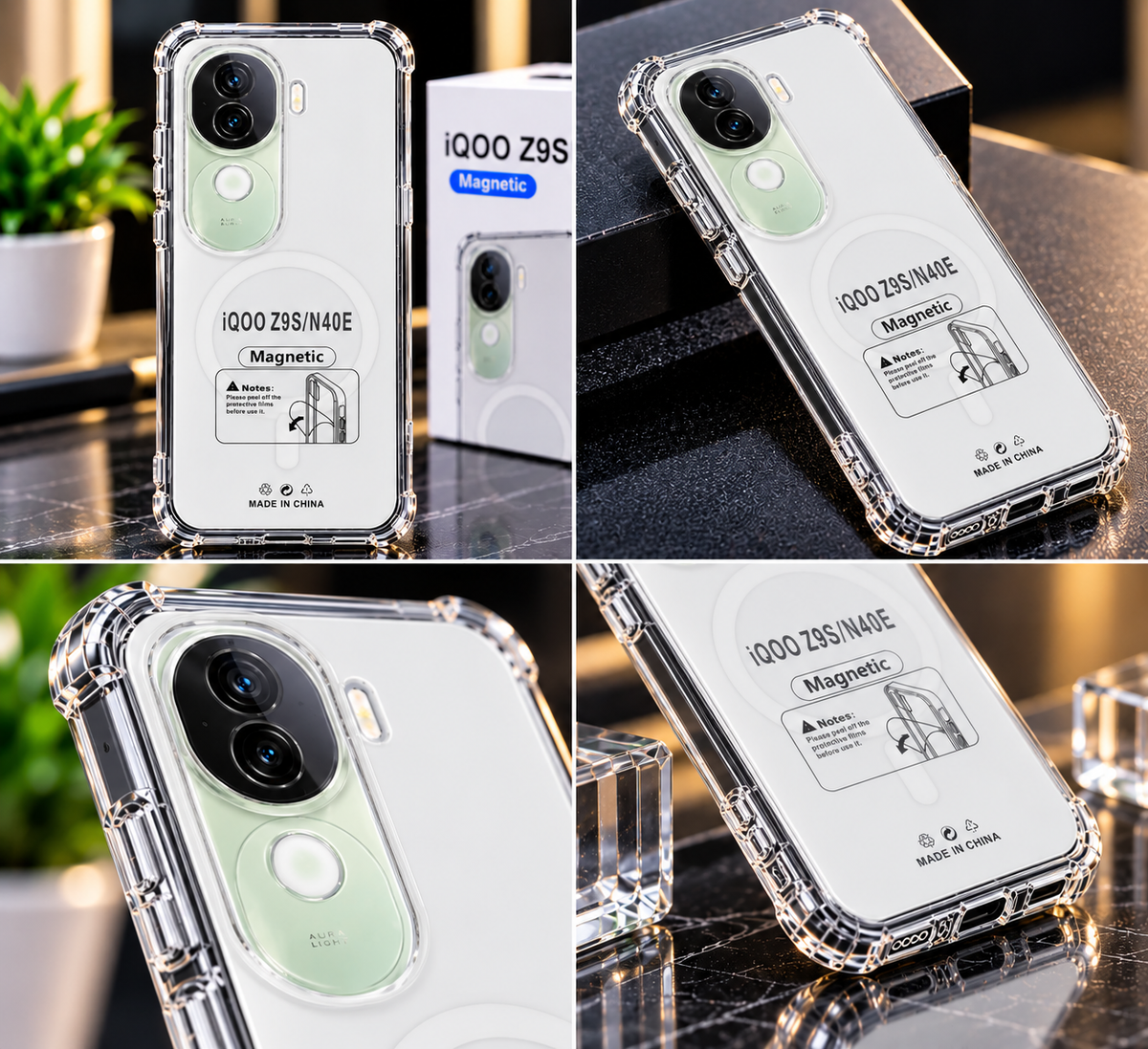 iQOO Z9S / V40E Anti Yellow Smart Case