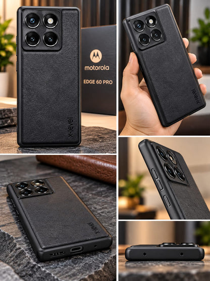 Motorola Edge 60 Pro Luxury Premium Leather Case
