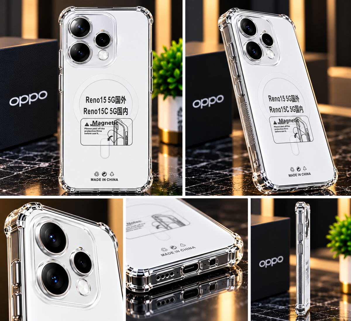 Oppo Reno 15/15c Anti Yellow Smart Case
