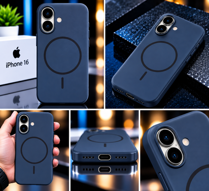 iPhone 16 Premium Soft Silicone Shockproof Case