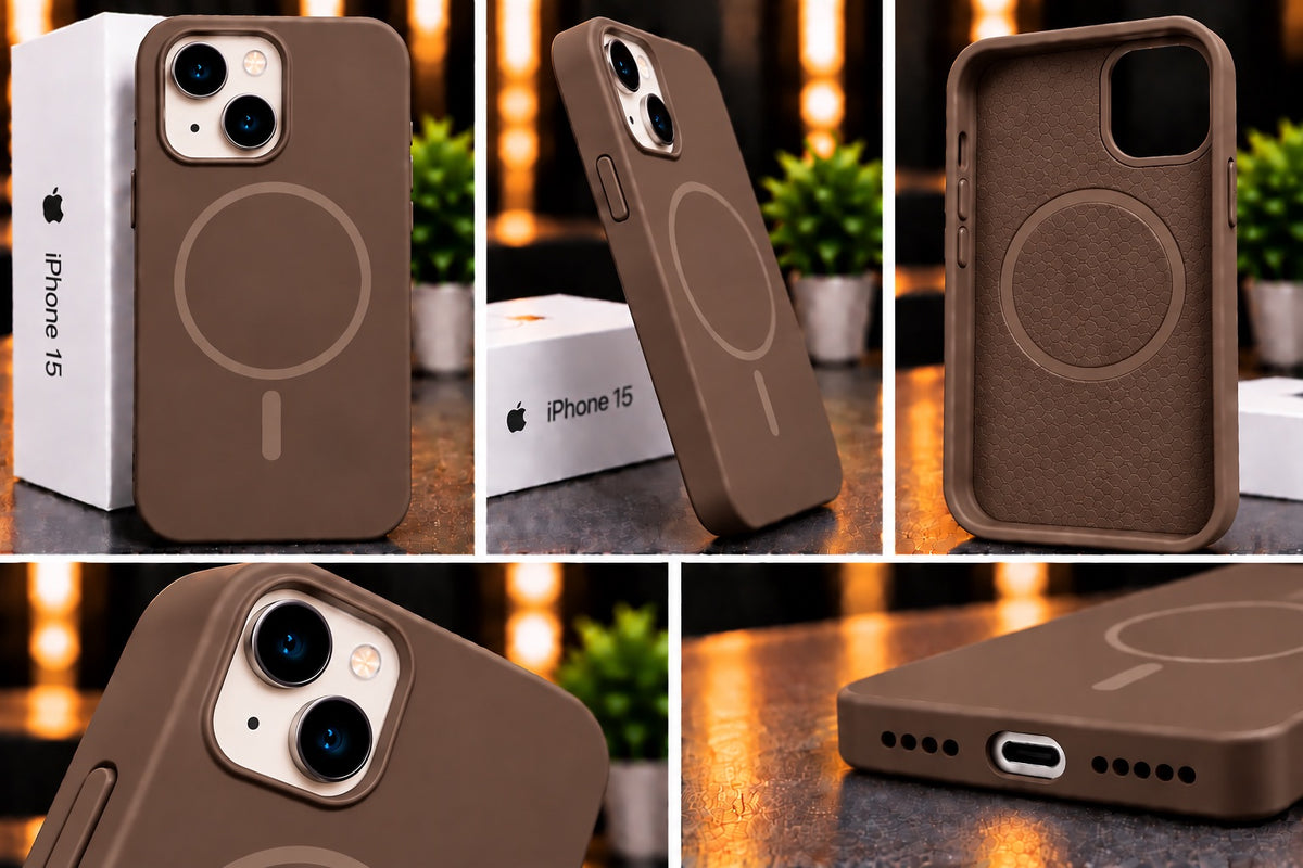 iPhone 15 Premium Soft Silicone Shockproof Case