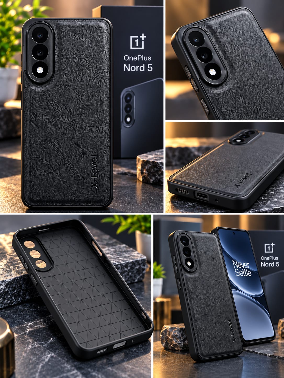 1+ Nord 5 Luxury Premium Leather Case