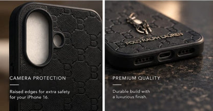 iPhone 16 Premium Polo Ralph Lauren Style Luxury Protective Case