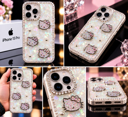 iPhone 15 Pro Luxury Crystal Bling Case