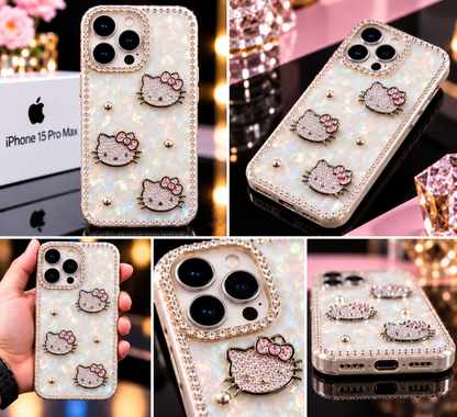 iPhone 15 Pro Max Luxury Crystal Bling Case