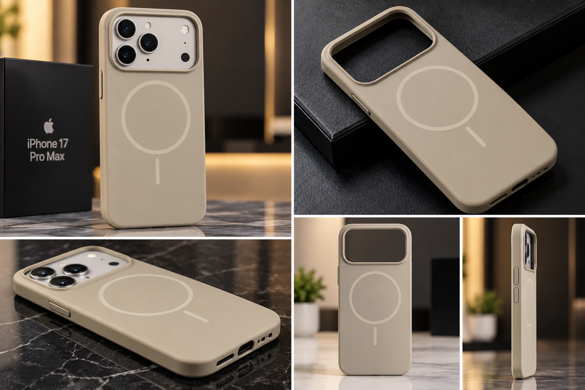 iPhone 17 Pro Max Premium Soft Silicone Shockproof Case