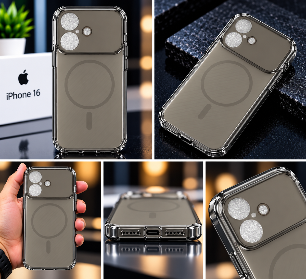 iPhone 16 Transparent Airbag Case