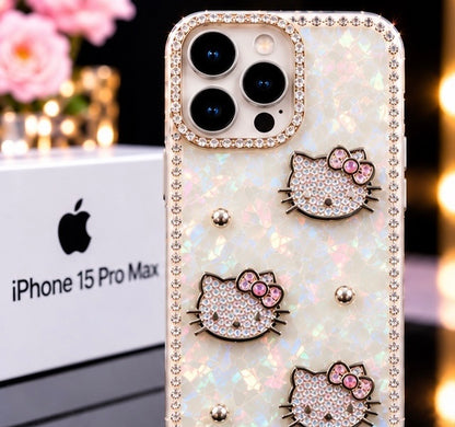 iPhone 15 Pro Max Luxury Crystal Bling Case