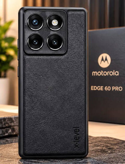 Motorola Edge 60 Pro Luxury Premium Leather Case
