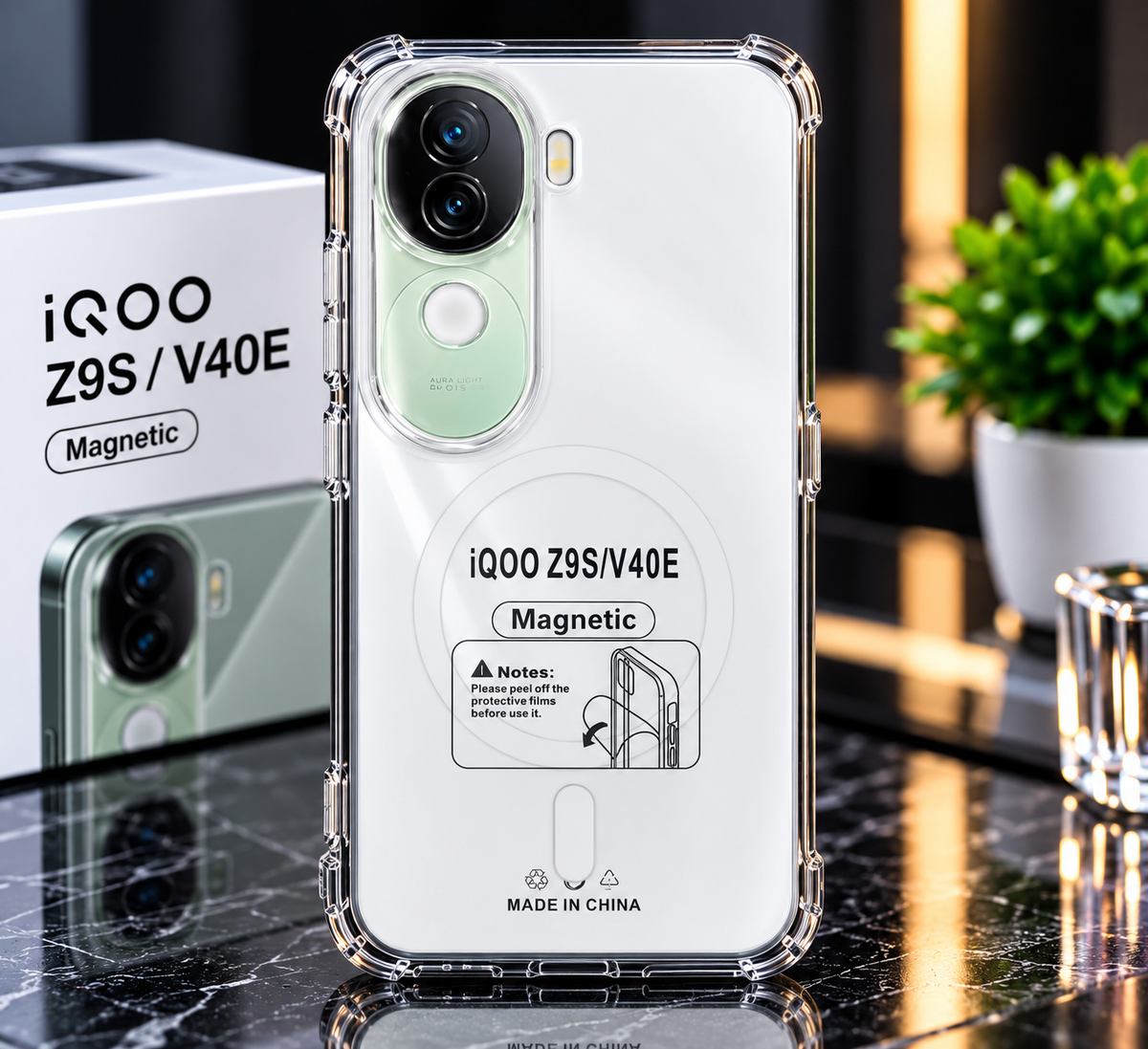 iQOO Z9S / V40E Anti Yellow Smart Case