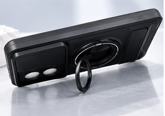 Motorola Edge 50 Fusion 360° Rotating Magnetic Ring Stand Phone Case