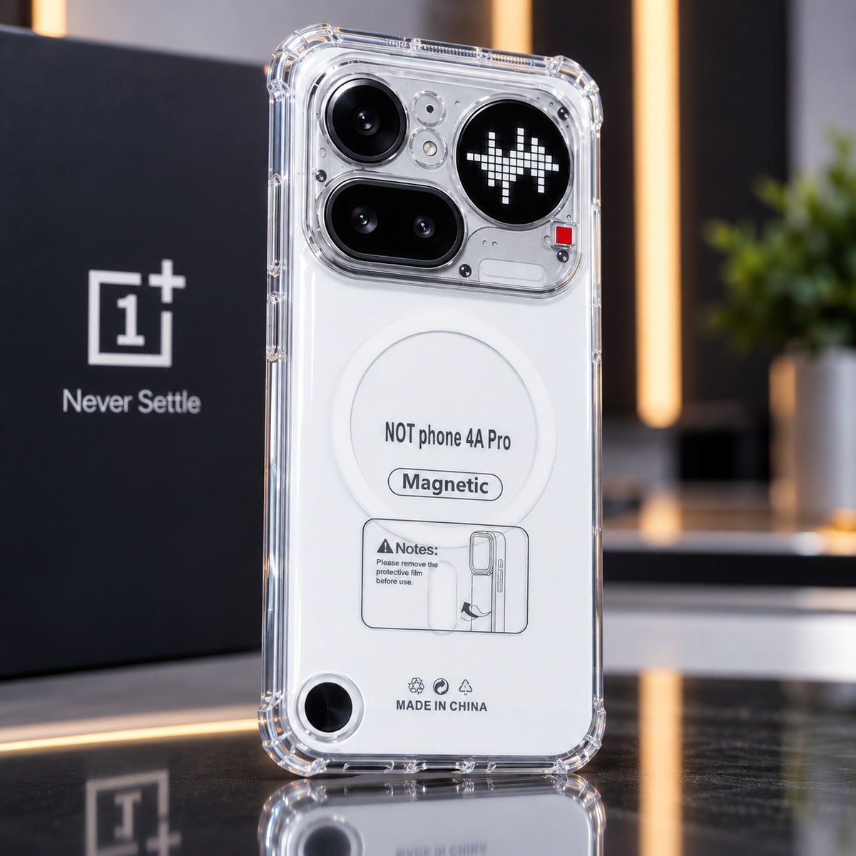 Nothing Phone 4a Pro Anti Yellow Smart Case